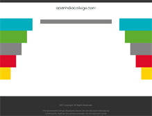 Tablet Screenshot of aparindiacollege.com